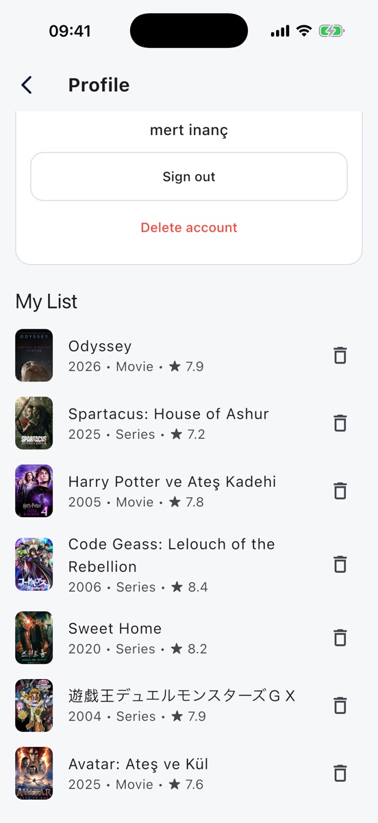 My List